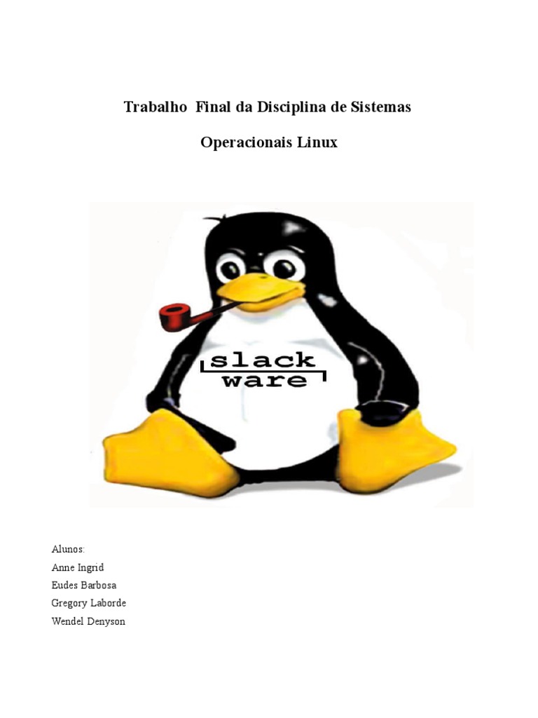 Introdução ao GNU/Linux e Slackware | PDF | Linux | Inicialização ...