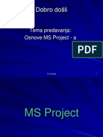 MS Project Uvod Prezentacija