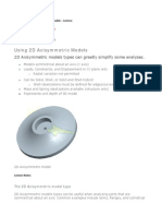 68 - Using 2D Axisymmetric Models