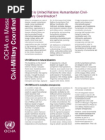 UNOCHA Civil Military Coordination Eng