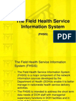 Field Health Service Information System FHSIS