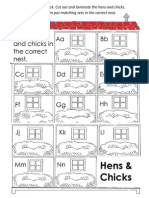 Week 1 and 2 Hens and Chick Match Abcdefghijklmn