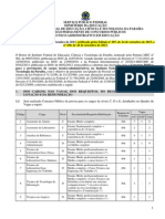 Edital 275 2013 Tecnico Administrativo Retificado Pelos Editais 287-2013 e 290-2013