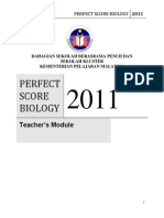 Module SBP Perfect Score SPM 2011 Biology