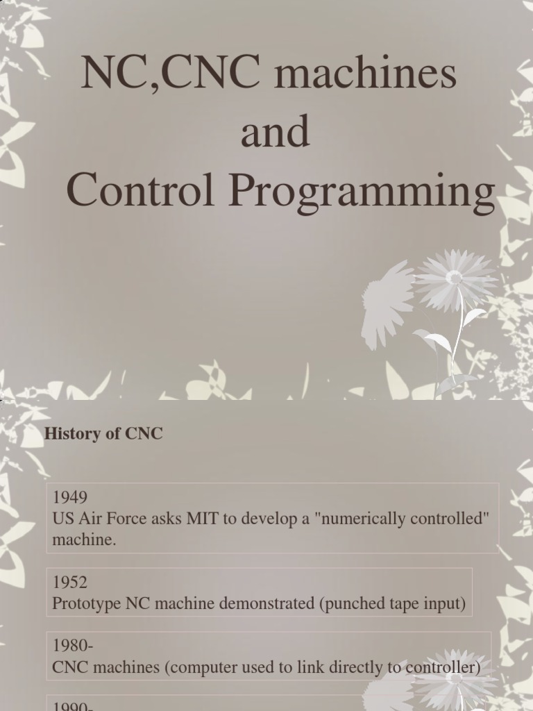CNC | PDF | Numerical Control | Electric Motor