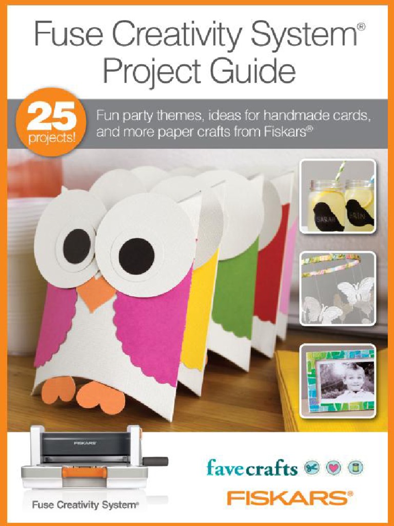 Fuse Creativity System Project Guide Fun Party Themes Idea For Handmade Cards and More Paper