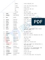 雅思词汇（带音标、解释） PDF