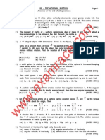 Rotational Motion Mcq