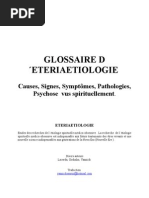Spirit is Me Fr Eteriaetiologie (Glosaire Explicatif Des Causes...) Divers Auteurs