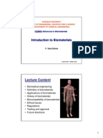 Lecture 1 - IntroductionToBiomaterials (Compatibility Mode)