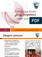 Essay Competition 2011- Prezentare Generala