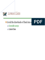 Linked Lists: Avoid The Drawbacks of Fixed Size Arrays With