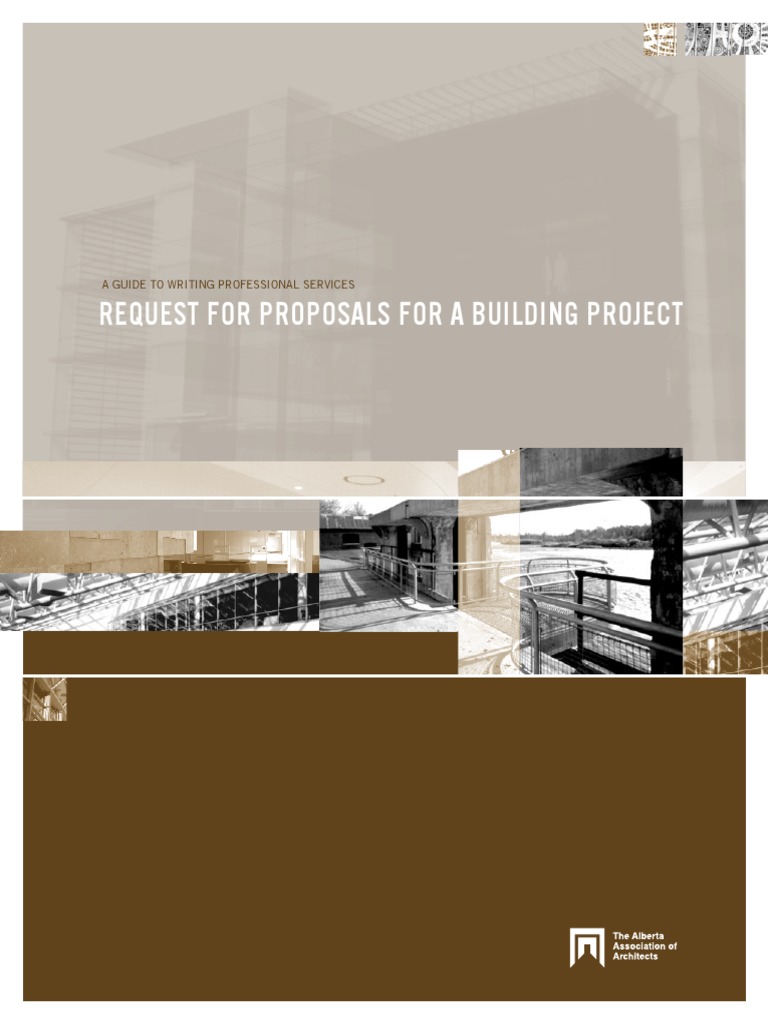 RFP Guide for Building Projects | PDF | Request For Proposal | Architect