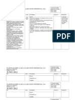 Planificaciones Clase A Clase Grupo Diferencial 2012 - Cuarto B