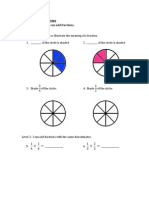 Adding Fractions Leveled Assessment