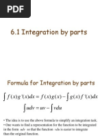 6.1 Integration by Parts