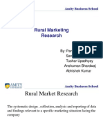 Rural Marketing Research