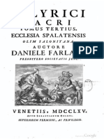 Daniele Farlalti - Illyrici Sacri 3 - Illyricum Sacrum 3 - Ecclesia Spalatensis 1 - Miće Gamulin Gamulin