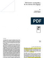 Ducrot O y TodorovTzvetan - Diccionario Enciclopedico de Las Ciencias Del Lenguaje