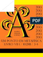 Aristóteles - Um Ponto em Metafísica: Livro VII-1, 1028b, 3-4