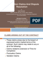 Claims & Dispute