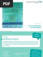 NHS FT - Your Introduction To Aston Ward 1
