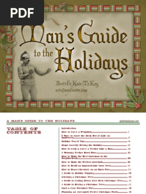 Ar of Manliness Holidays Guide
