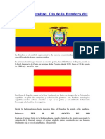 Historia de la Bandera del Ecuador