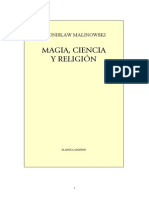 MALINOWSKI B. Magia Ciencia y Religion