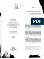 Texto11 - O Direito Constitucional e A Efetividade de Suas Normas