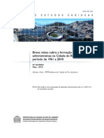Artigo - Breve Relato Sobre A Formação Das Divisões Administrativas Na Cidade Do Rio de Janeiro