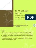 Topic 3 Green Design Student