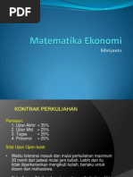 Matematika Ekonomi