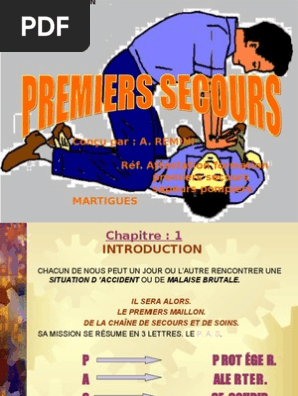 Premiers Secours Saignement Brulure