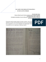 EL DIARIO DE CAMPO COMO HERRAMIENTA EN LOS PROCESOS DE  ENSEÑANZA APRENDIZAJE