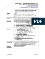 Int to Oshms MS 1722 & OHSAS:18001 1D