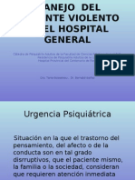 Clase de Manejo Pte Agresivo Violento Urgencia 07