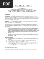 Download User Centered Practices in Libraries by jasoncfowler SN17197020 doc pdf