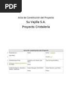 Acta de Constitucion Del Proyecto