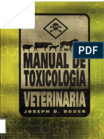 Roder Joseph - Manual de Toxicologia Veterinaria