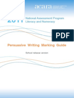 WritingMarkingGuide - NAPLAN