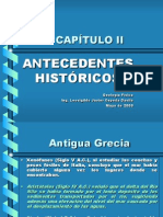 CAPÍTULO II Antecedentes Históricos