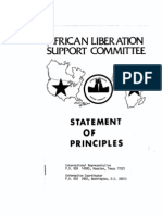 African Liberation Support Committee_Statement of Principles