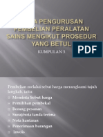 Cara Pengurusan Pembelian Peralatan Sains Mengikut Prosedur Yang