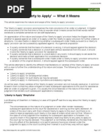 Download Liberty to Apply  What it Means by James Teh SN171997239 doc pdf
