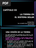 CAPÍTULO III La Tierra en el Sistema Solar