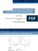 Physics 540 Presentation: T2 Relaxation Analysis Techniques