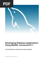 Mysql Apps Using Connector and Cpp