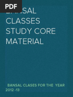 Download bansal classes study core material MODULE-3 IIT-JEE 2012 by g_group SN172008388 doc pdf