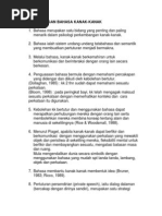 Perkembangan Bahasa Kanak-Kanak